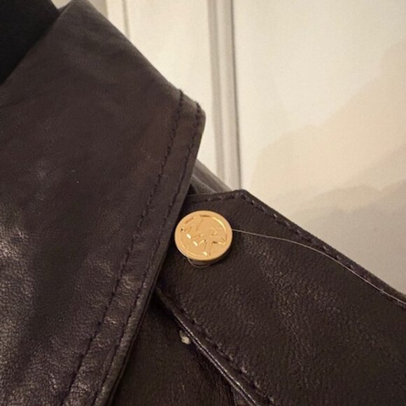 Michael Kors moto leather jacket - Picture 2 of 6